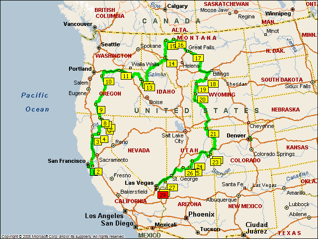 Route najaar 2009